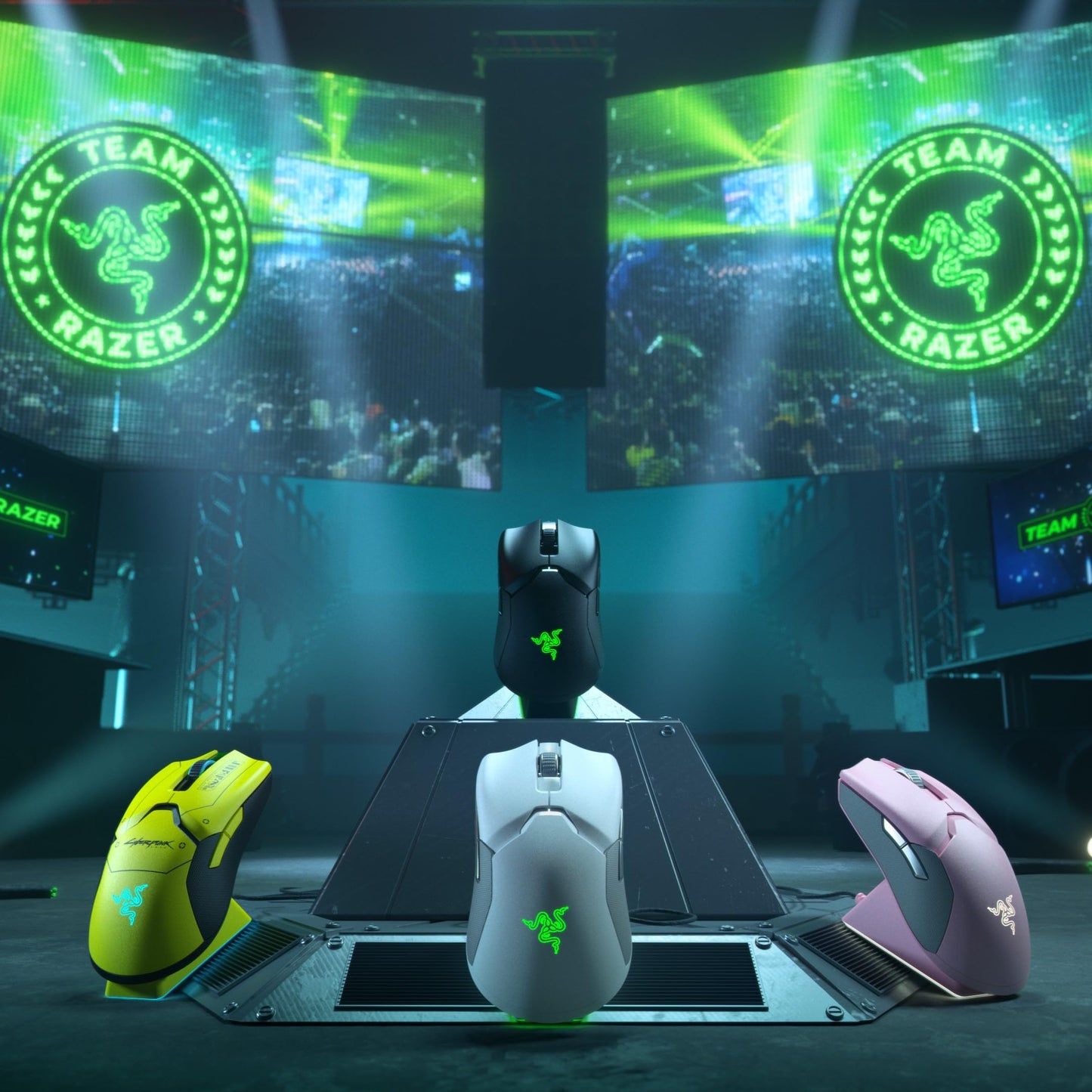 Razer Viper Ultimate – Leichtgewichtige kabellose Gaming-Maus &amp; RGB-Ladestation: Hyperspeed-Funktechnologie – Optischer Sensor mit 20.000 DPI – Nur 74 g leicht – 70 Stunden Akkulaufzeit – Quecksilberweiß 