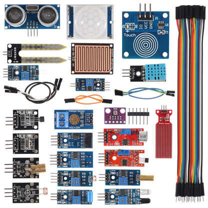 Sensormodul-Kit für Arduino Raspberry, 22-in-1-Projekt-Super-Starterkit für UNO R3, Nano V3.0, Mega 2560, Mega 328