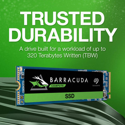 Seagate Barracuda 510 1TB SSD Internes Solid-State-Laufwerk - PCIe NVMe 3D TLC NAND für Gaming-PC, Gaming-Laptop und Desktop-PC (ZP1000CM30001)