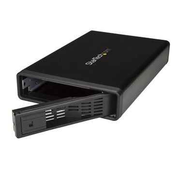 StarTech.com 3,5" externes SATA-Festplattengehäuse - Trayless eSATA / USB 3.0 Festplattengehäuse mit UASP (S351BMU33ET)