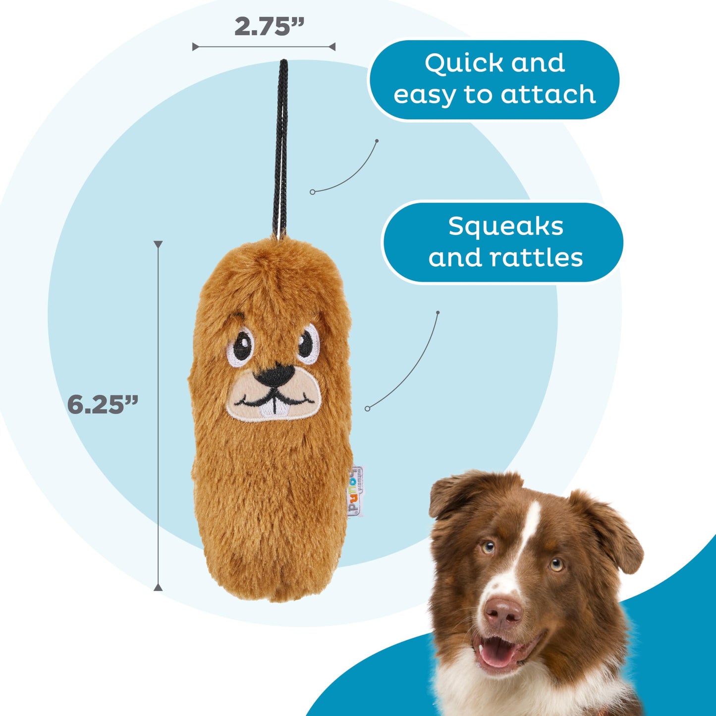 Outward Hound Tail Teaser Ersatzköder für Hunde-Teaserstab, Fuchs 