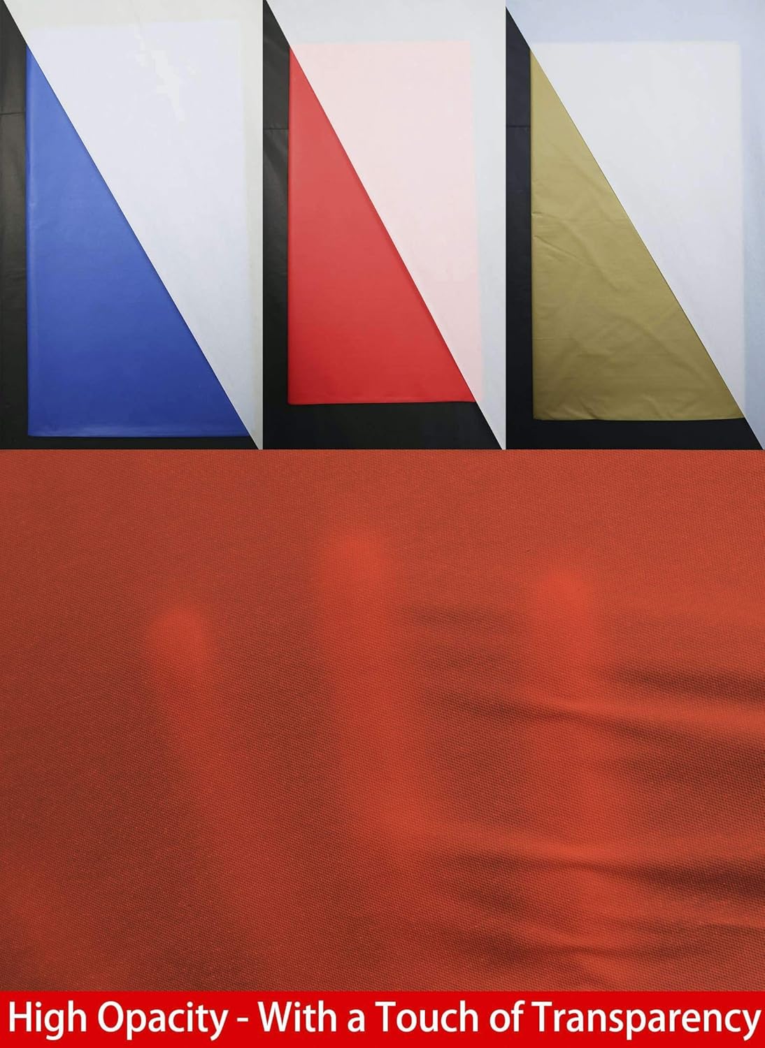 Orange Plastic Tablecloths 2 Pack Disposable Table Covers 84 Inch Circle Bridal Shower Party Tablecovers PEVA Fall Colors Table Cloths for BBQ Picnic Birthday Wedding Parties 6 ft Round Table Use