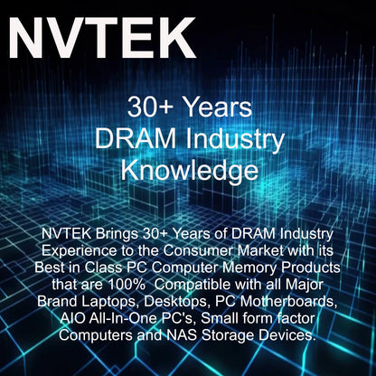 NVTEK 8 GB (1 x 8 GB) DDR3 1600 MHz PC3-12800 SODIMM 2Rx8 1,35 V 204-PIN Non-ECC Laptop-PC-Arbeitsspeicher
