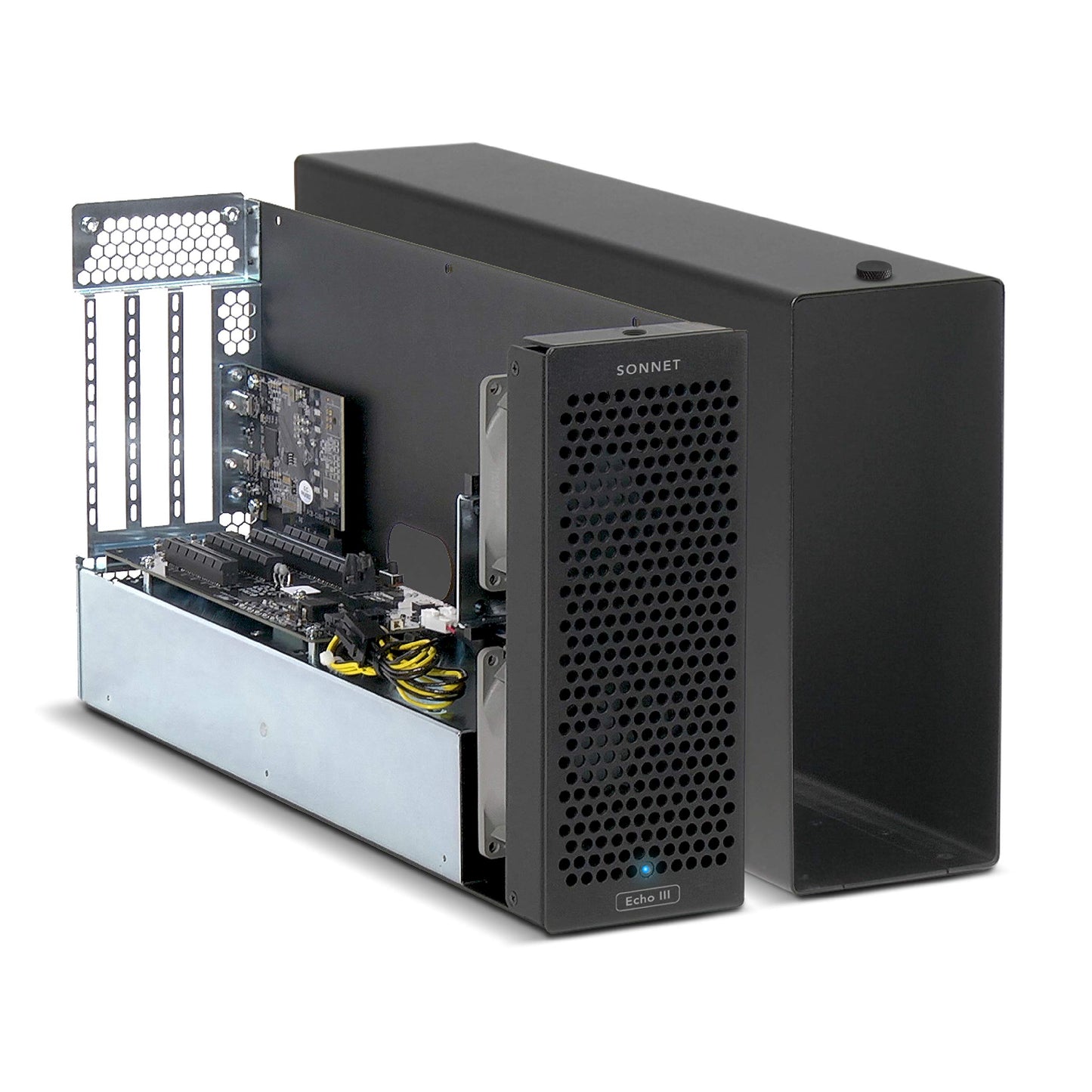 Sonnet Echo III Desktop – ein 3-Slot-Desktop-Thunderbolt-3-zu-PCIe-Kartenerweiterungssystem