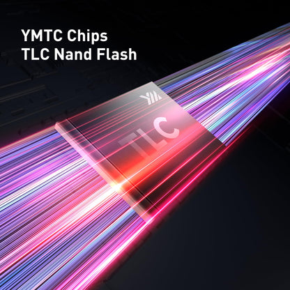 MOVE SPEED HB7450 2 TB SSD für PS5 mit Kühlkörper, TLC NAND, PCIe 4.0 NVMe M.2 internes Solid-State-Laufwerk – bis zu 7450 MB/s, 3D-Speichererweiterung, kompatibel mit PS5, Desktop-PCs und Laptops