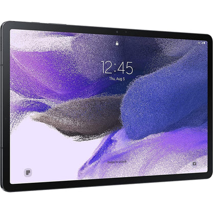 Samsung Galaxy Tab S7 FE 2021 Android-Tablet, 12,4"-Bildschirm, LTE/WLAN (T-Mobile), 64 GB, inklusive S Pen, langlebiger Akku, starke Leistung, Mystic Black - SM-T738UZKAXAU (Generalüberholt)