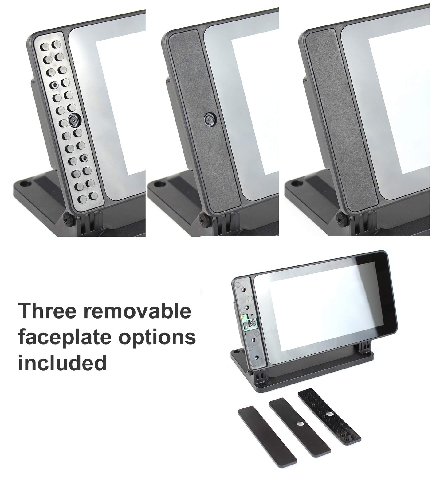 SmartiPi Touch 2 – Gehäuse für das offizielle 7-Zoll-Touchscreen-Display des Raspberry Pi – mit Lüfter