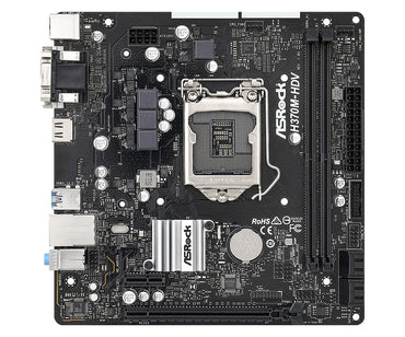 ASRock H370M-HDV LGA1151/ Intel H370/ DDR4/ SATA3&amp;USB3.2/ Micro-ATX-Mainboard 