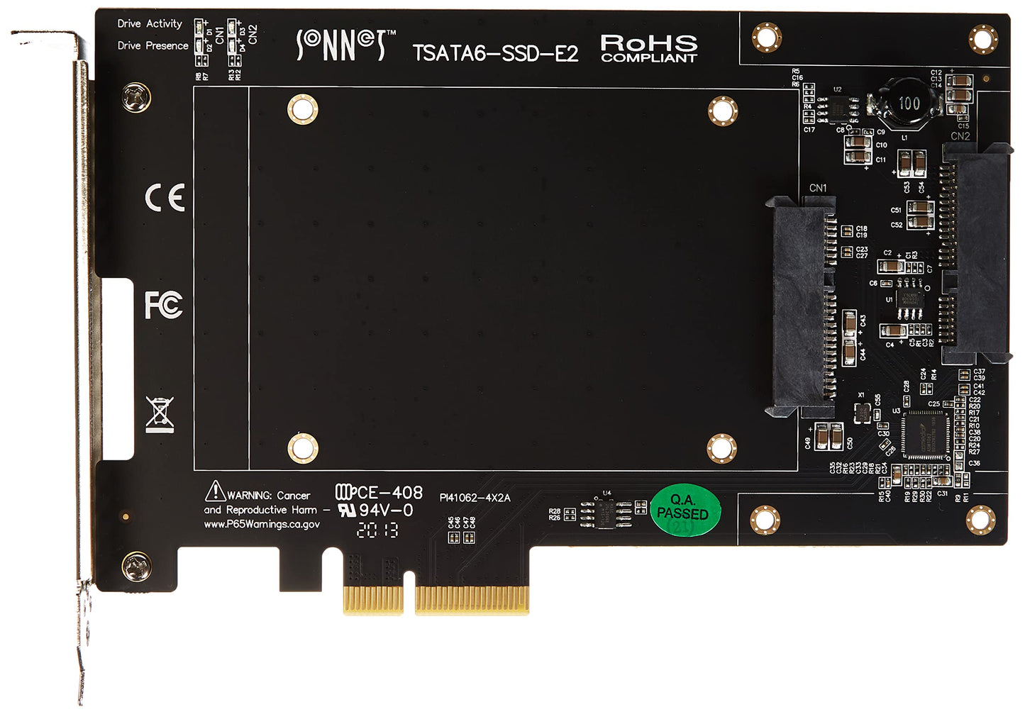 SoNNeT Tempo SSD 6Gb/s SATA PCIe 2,5" SSD-Hostadapter