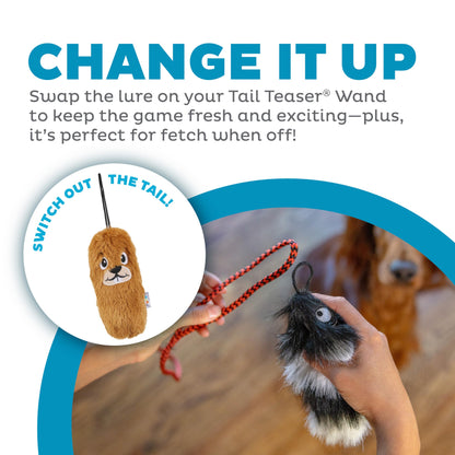 Outward Hound Tail Teaser Ersatzköder für Hunde-Teaserstab, Fuchs 