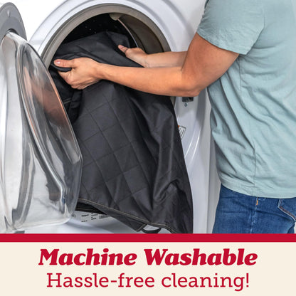 Lusso Gear Autositzbezug für Hunde – Wasserdichter, rutschfester Rücksitzschutz – Rücksitzbezug für Hunde – Universell passend für Limousinen, LKWs und SUVs – Kratzfester Rücksitzbezug – Maschinenwaschbar 