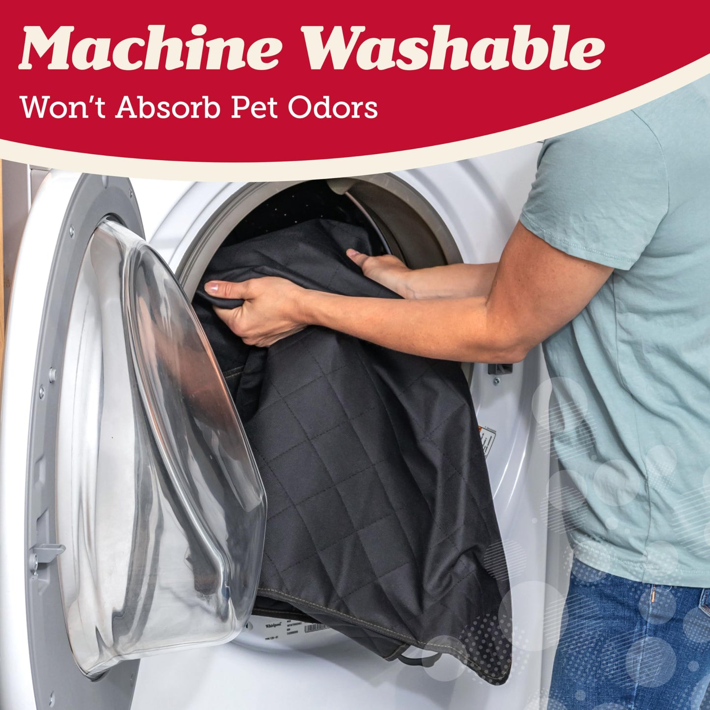 Lusso Gear Autositzbezug für Hunde – Wasserdichter, rutschfester Rücksitzschutz – Rücksitzbezug für Hunde – Universell passend für Limousinen, LKWs und SUVs – Kratzfester Rücksitzbezug – Maschinenwaschbar 