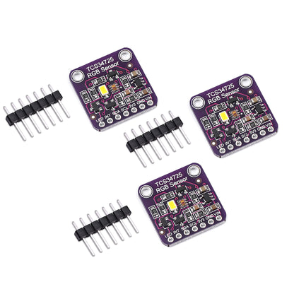 Teyleten Robot TCS34725 TCS-34725 Sensor Recognition Module RGB Sensor for Arduino (3pcs)