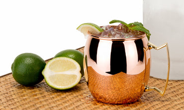 Old Dutch 429 International, Purveyors of the Original 100% Pure Polished Copper, Unlined Moscow Mule Mug, 16-Ounce