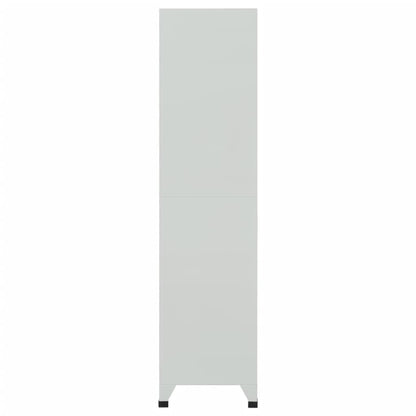 vidaXL Schließfachschrank mit 6 Fächern Stahl 90x45x180 cm Grau