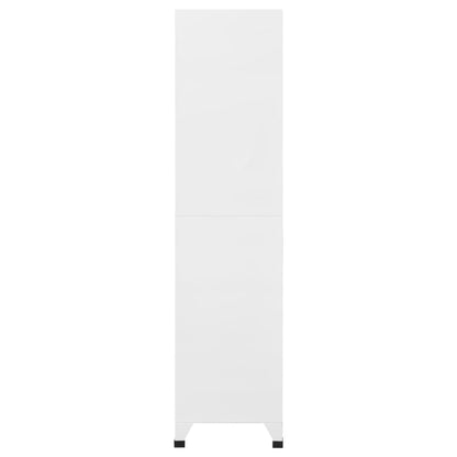 vidaXL Schließfachschrank mit 9 Fächern Stahl 90x45x180 cm Grau