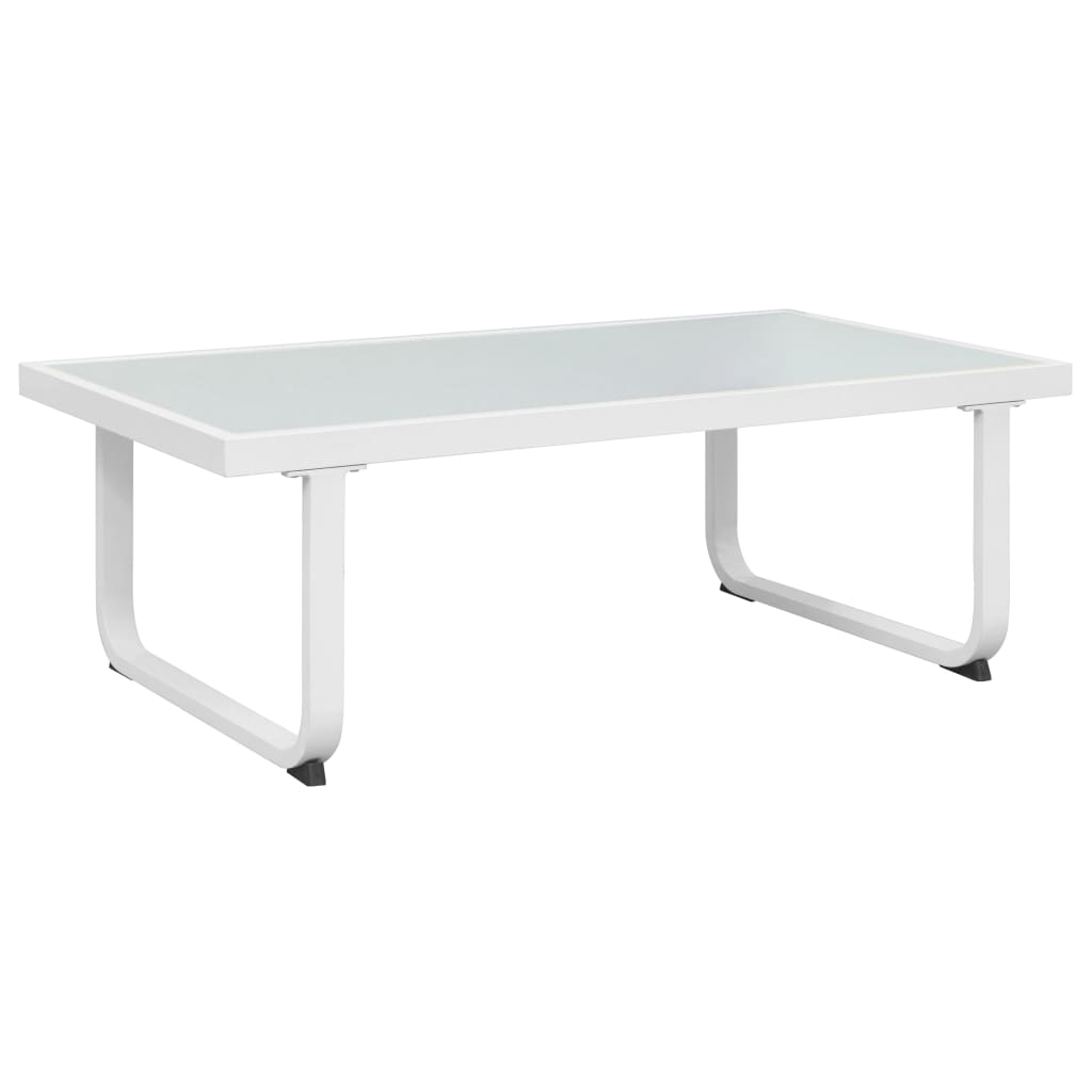 vidaXL Salon de jardin 4 pcs avec coussins aluminium noir