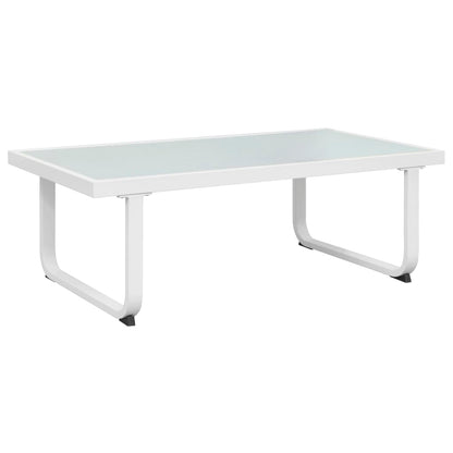 vidaXL Salon de jardin 4 pcs avec coussins aluminium noir