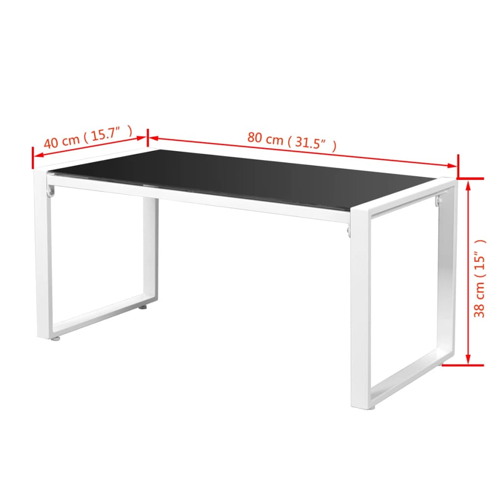 vidaXL 4-tlg. Garten-Lounge-Set mit Auflagen Stahl Weiß