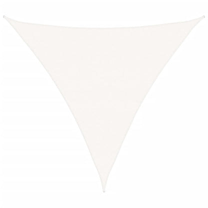 Sonnensegel HDPE Dreieckig 5 x 5 x 5 m Weiß