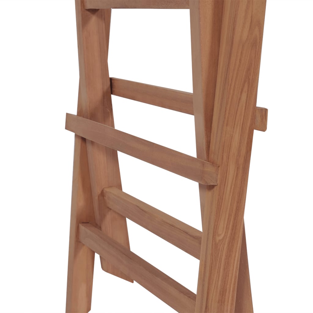 11-tlg. Garten-Essgruppe mit Klappstühlen Massivholz Teak