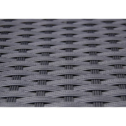 vidaXL 5-tlg. Garten-Essgruppe mit Auflagen Poly Rattan Schwarz