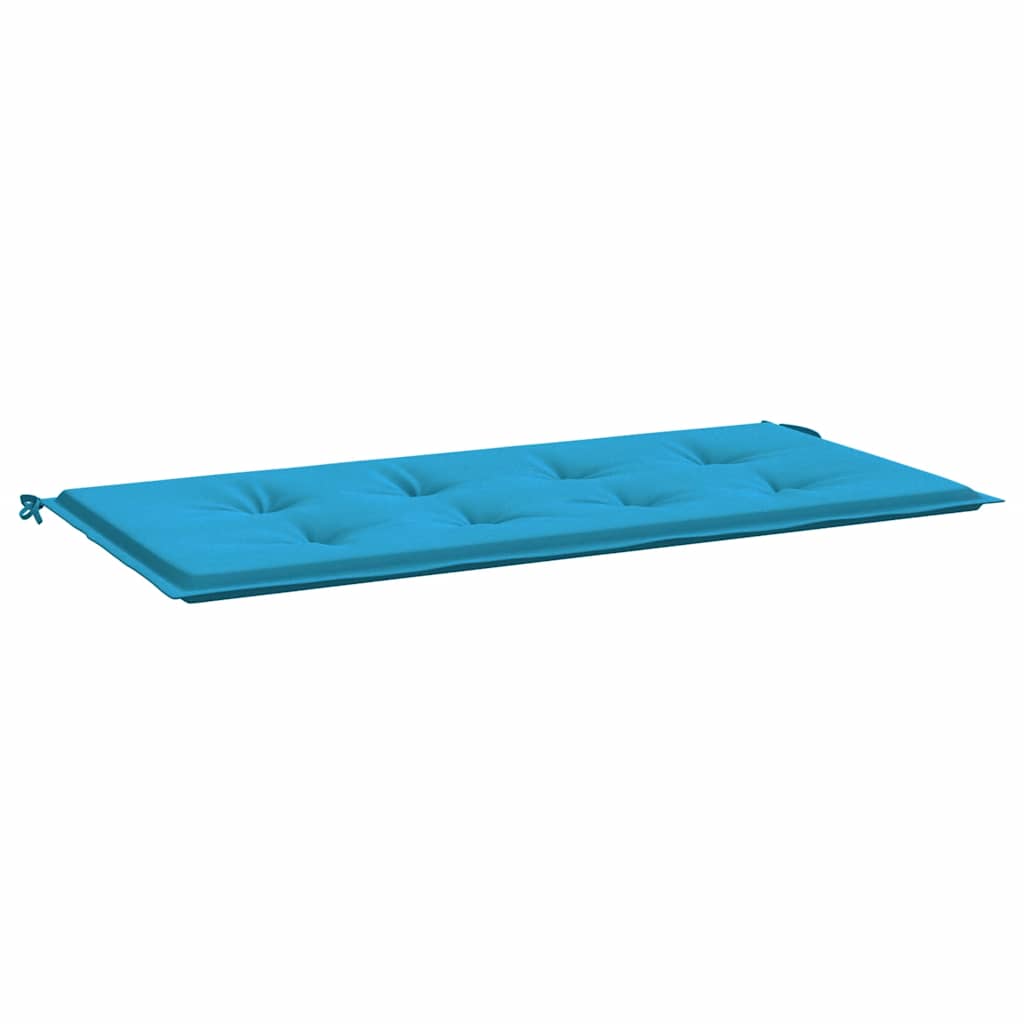 vidaXL Coussin de banc de jardin bleu 100x50x3 cm tissu Oxford