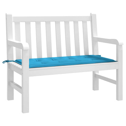 vidaXL Coussin de banc de jardin bleu 100x50x3 cm tissu Oxford