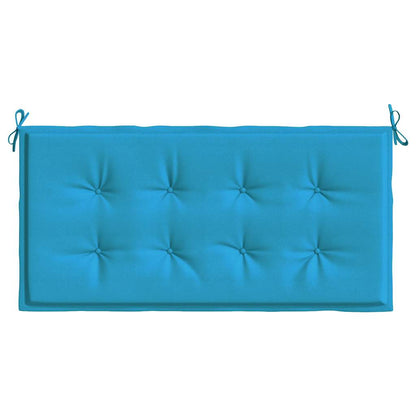vidaXL Coussin de banc de jardin bleu 120 x 50 x 3 cm en tissu Oxford