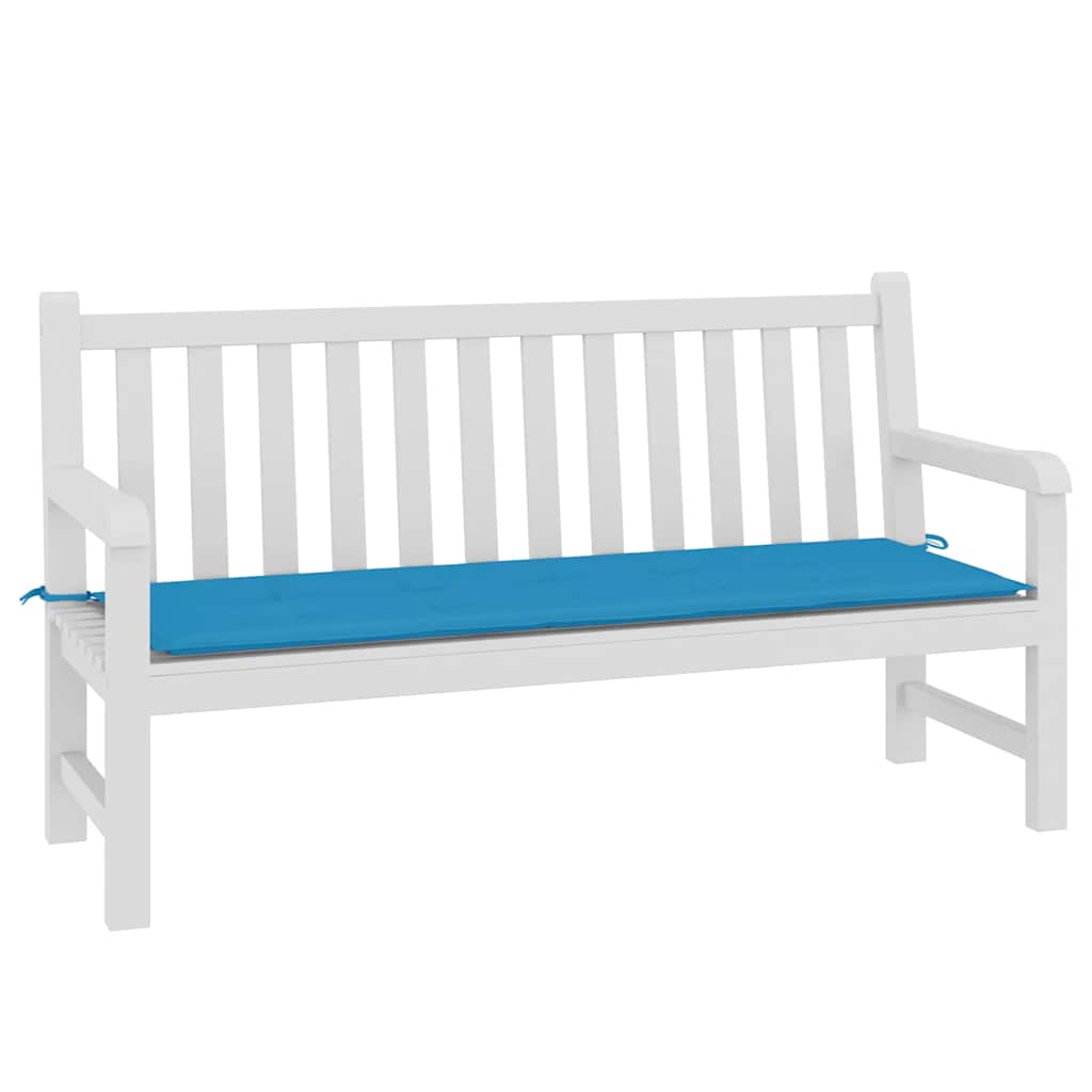 vidaXL Gartenbank-Auflage Blau 150x50x3 cm Oxford-Gewebe