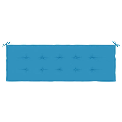 vidaXL Gartenbank-Auflage Blau 150x50x3 cm Oxford-Gewebe