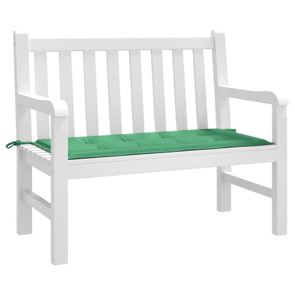 vidaXL Coussin de banc de jardin vert 100x50x3 cm en tissu Oxford
