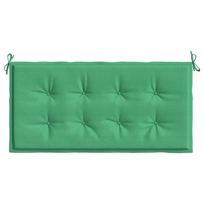 vidaXL Coussin de banc de jardin vert 120x50x4 cm Tissu Oxford