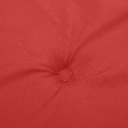 vidaXL Coussin de banc de jardin rouge 100x50x3 cm tissu Oxford