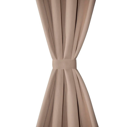 vidaXL Verdunkelungsvorhänge 2 Stk. mit Metallösen 135 x 175 cm Creme