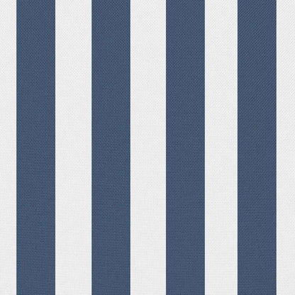 Gartenkissen 2 Stk. Streifenmuster 45 x 45 cm Marineblau