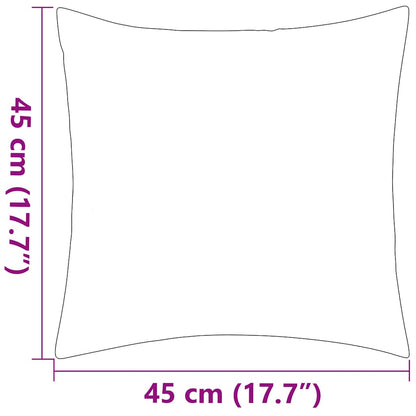 Gartenkissen 4 Stk. Streifenmuster 45 x 45 cm Grau