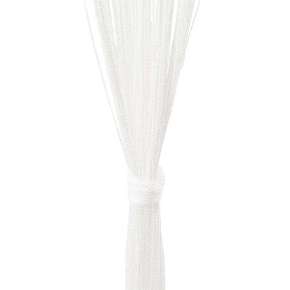 vidaXL Fadenvorhänge 2 Stk. 140 x 250 cm Weiß