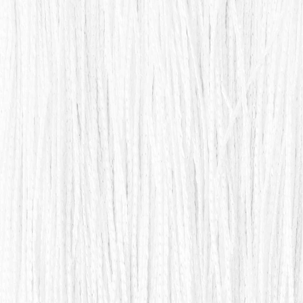 vidaXL Fadenvorhänge 2 Stk. 140 x 250 cm Weiß