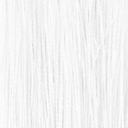 vidaXL Fadenvorhänge 2 Stk. 140 x 250 cm Weiß