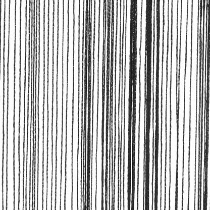 vidaXL Fadenvorhänge 2 Stk. 140 x 250 cm Schwarz