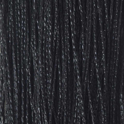 vidaXL Fadenvorhänge 2 Stk. 140 x 250 cm Schwarz
