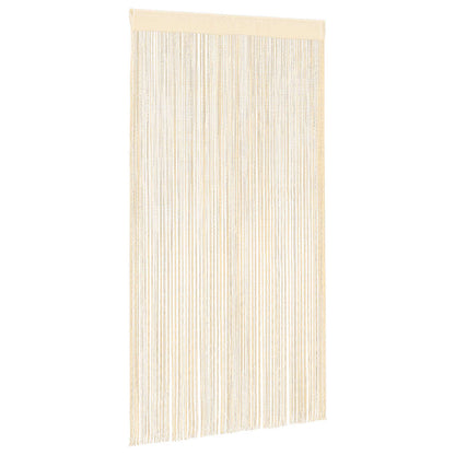 vidaXL Fadenvorhänge 2 Stk. 100 x 250 cm Cremefarben