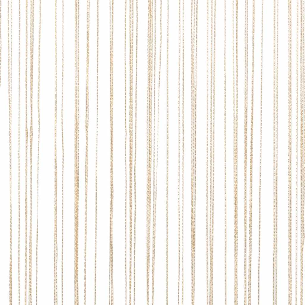 vidaXL Fadenvorhänge 2 Stk. 100 x 250 cm Beige