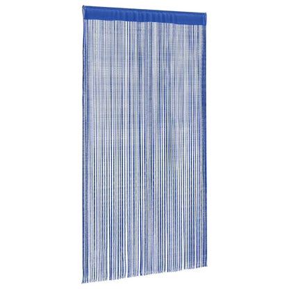 vidaXL Fadenvorhänge 2 Stk. 100 x 250 cm Blau
