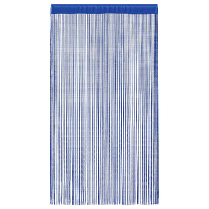 vidaXL Fadenvorhänge 2 Stk. 100 x 250 cm Blau