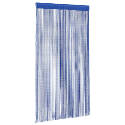 vidaXL Rideaux de fils 2 pcs 140 x 250 cm Bleu