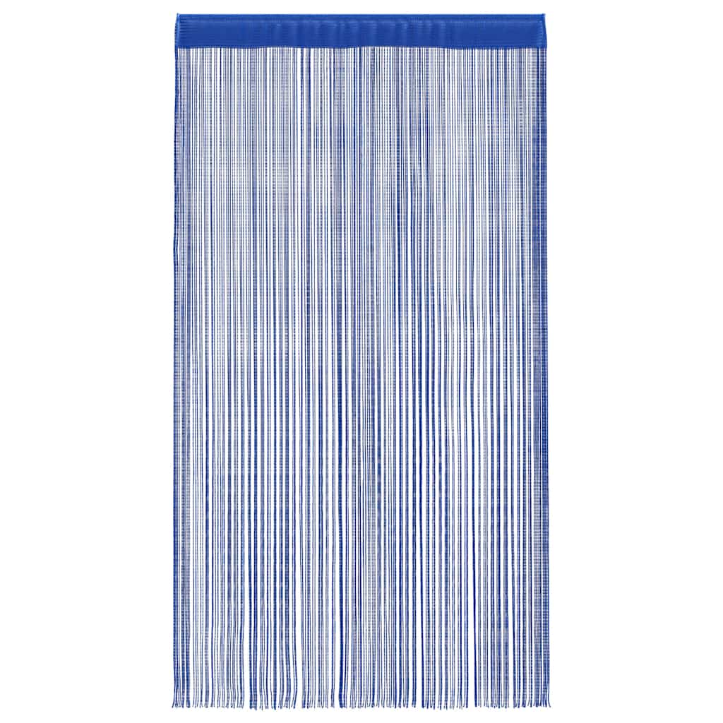 vidaXL Rideaux de fils 2 pcs 140 x 250 cm Bleu
