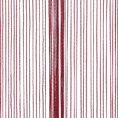 vidaXL Fadenvorhänge 2 Stk. 100 x 250 cm Burgunderrot