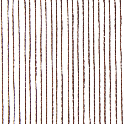 vidaXL Fadenvorhänge 2 Stk. 100 x 250 cm Braun